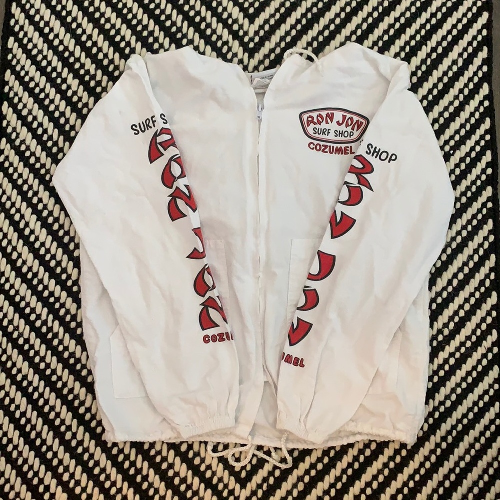 Ron jon beach zip up
